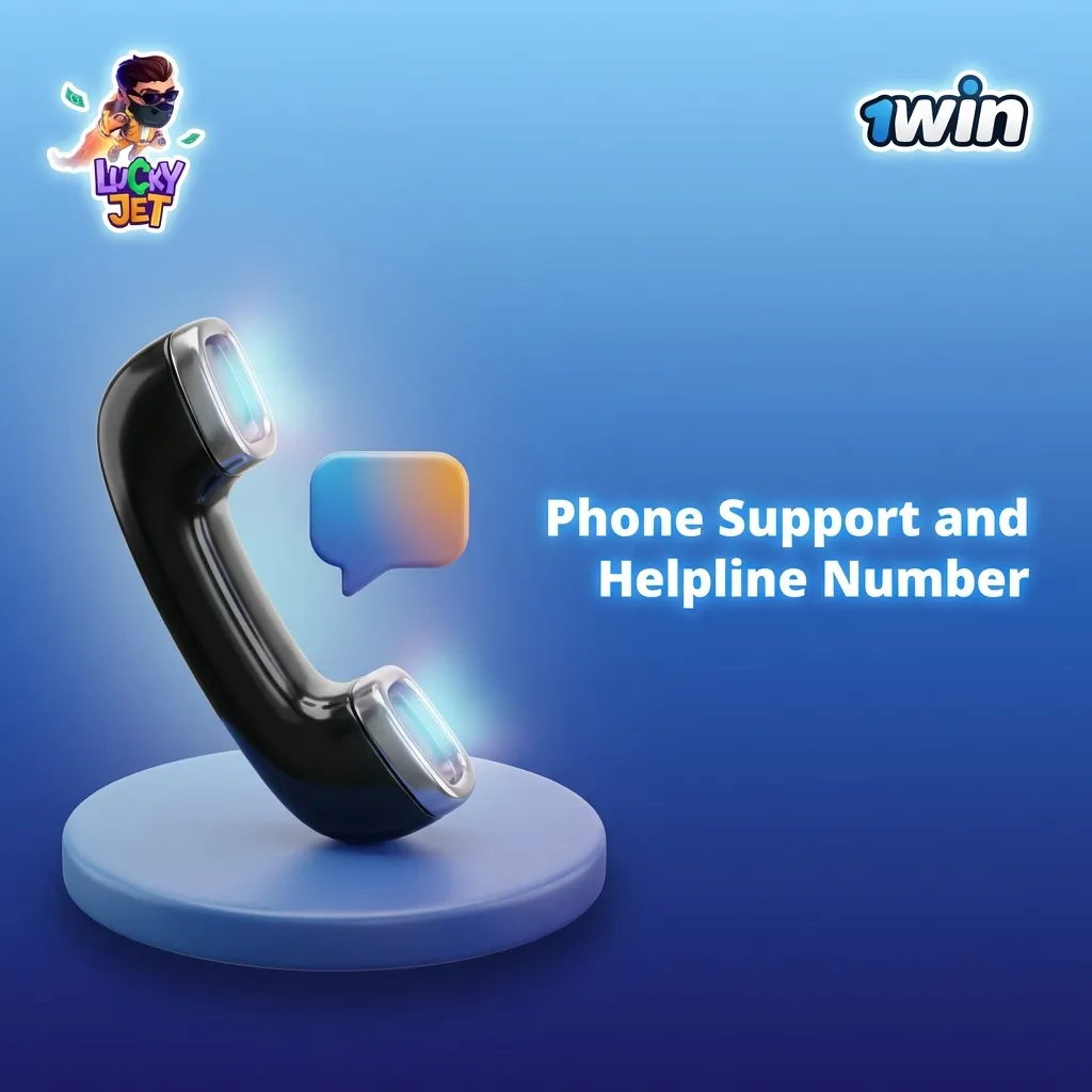 Person calling 1win India helpline on phone, speaking with support agent for urgent account and payment issues